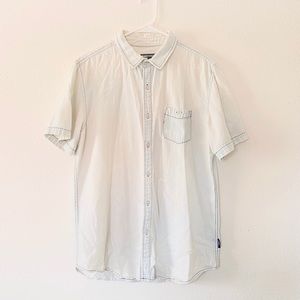 Modern Amusement Lightwash Denim Button Down